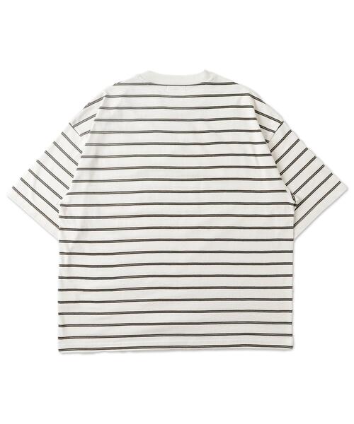 WEGO（ウィゴー）の「WEGO/ワンポイントボーダーT（Tシャツ/カットソー・メンズ・その他1/その他2・MEDIUM/LARGE）」の19枚目の写真