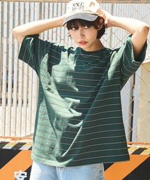 WEGO | WEGO/【24年春夏新作】ワンポイントボーダーT(Tシャツ/カットソー)