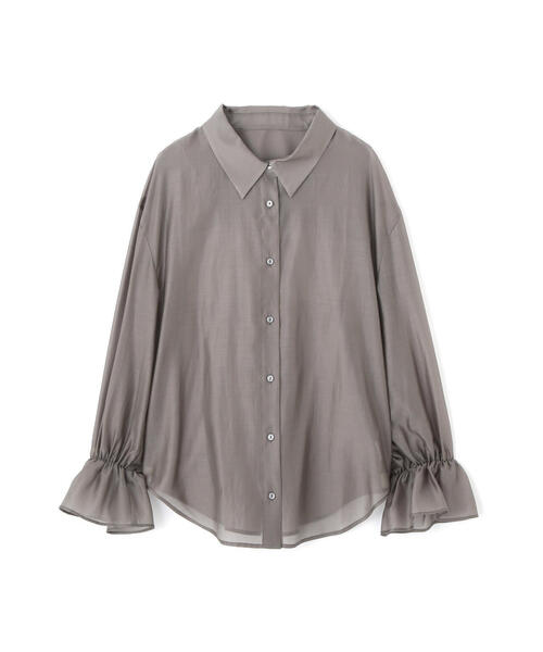 PROPORTION BODY DRESSING(プロポーションボディドレッシング)の「キャンディースリーブシアーシャツ / 1214210500(シャツ/ブラウス・レディース・グレー/ブラウン/パープル・FREE)」の10枚目の写真