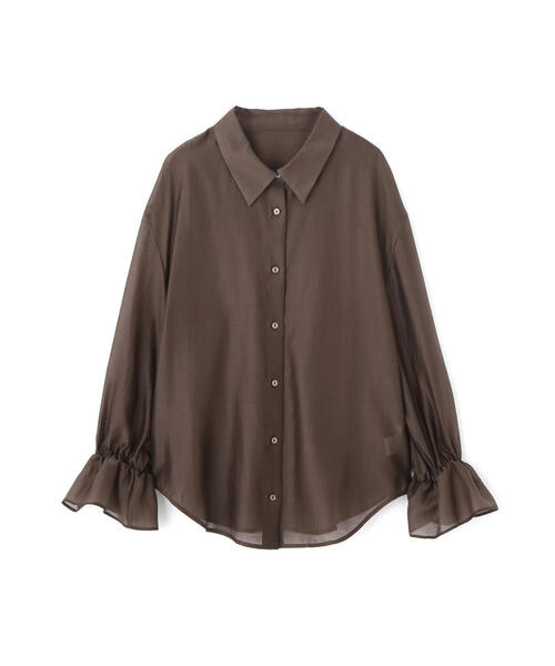 PROPORTION BODY DRESSING(プロポーションボディドレッシング)の「キャンディースリーブシアーシャツ / 1214210500(シャツ/ブラウス・レディース・グレー/ブラウン/パープル・FREE)」の17枚目の写真