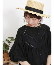 Samansa Mos2 | バルーンスリーブレースワンピース(ワンピース)