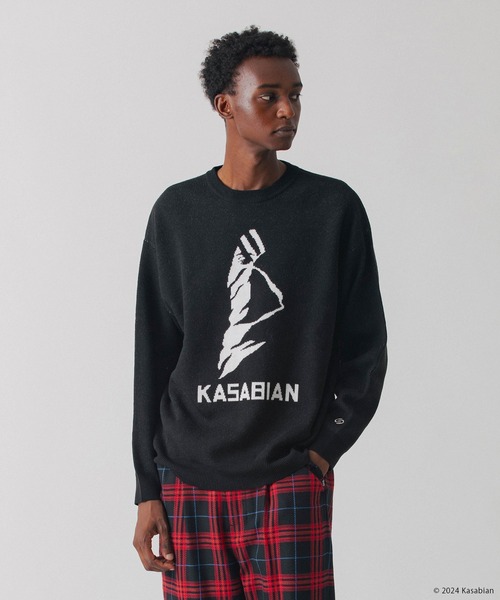 ニット セーター LOGO JACQUARD KNIT TOP レディース メンズ セール】LOGO JACQUARD KNIT TOP（ニット/セーター）｜X-girl