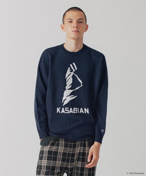セール】SILAS x KASABIAN JACQUARD SWEATER（ニット/セーター