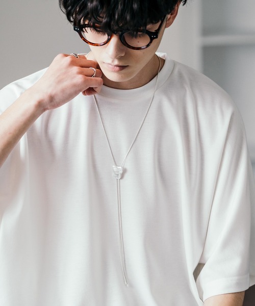 Rocky Monroe(ロッキーモンロー)の「ループタイネックレス(ネックレス・メンズ・シルバー系1/シルバー系2/シルバー系3/シルバー系4/シルバー系5/シルバー系6/ゴールド系1/ゴールド系2/ゴールド系3/ゴールド系4/ゴールド系5/ゴールド系6・FREE)」の3枚目の写真