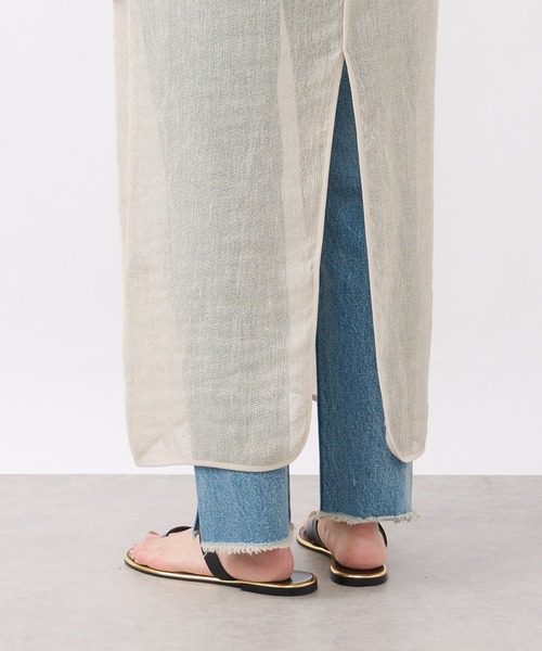 RIVE DROITE（リヴドロワ）の「リネンラッセルレイヤードワンピース（ワンピース・レディース・ライトベージュ/ブラック・FREE）」の17枚目の写真