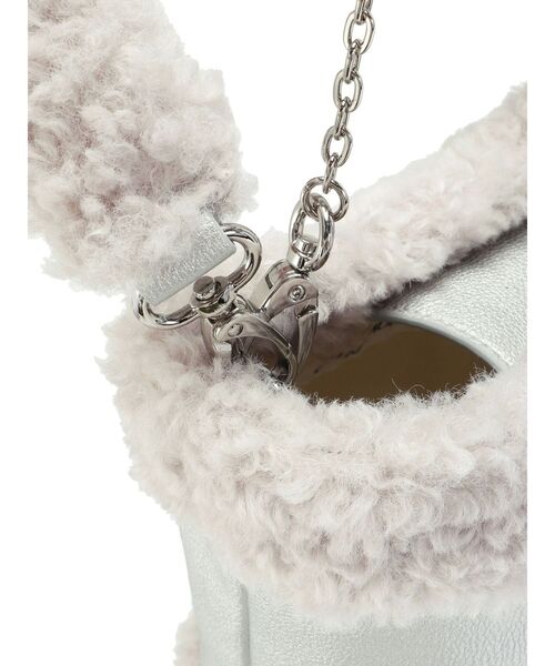 CALNAMUR(カルナムール)の「2WAYシャイニーボアバッグ(ハンドバッグ・レディース・ピンク/グレー・FREE)」の18枚目の写真