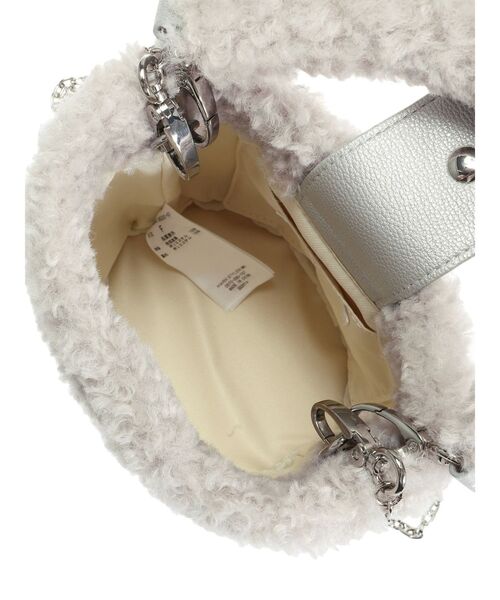 CALNAMUR(カルナムール)の「2WAYシャイニーボアバッグ(ハンドバッグ・レディース・ピンク/グレー・FREE)」の19枚目の写真