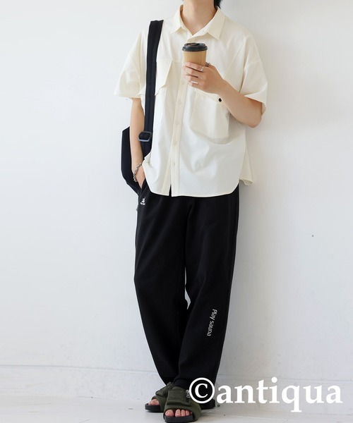 antiqua(アンティカ)の「裏毛ロゴパンツ(その他パンツ・レディース・ブラック・R/P)」の10枚目の写真