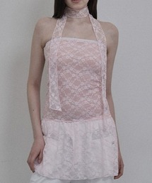 SETUPEXE | SETUP EXE/レーススカーフワンピース(ワンピース)