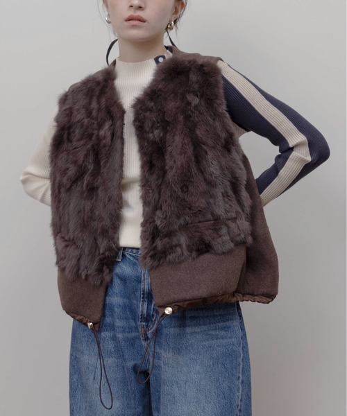 Eimee Law（エイミーロウ）の「ファー&メルトンドロストコクーン