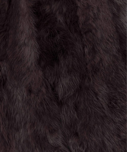 ファー&メルトンドロストコクーンフォルムベスト（ベスト）｜Eimee Law