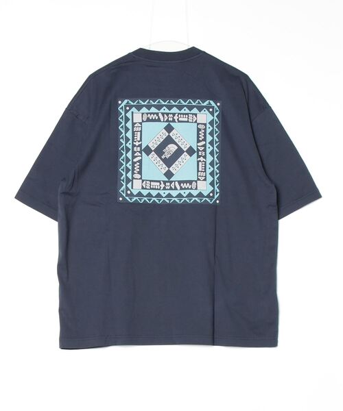 THE NORTH FACE(ザノースフェイス)の「ザ ノース フェイス THE NORTH FACE S/S Retro Bandana Logo Tee_ショートスリーブレトロバンダナロゴティー(Tシャツ/カットソー・メンズ・ブラック/ネイビー/オレンジ/ホワイト・S/M/L/XL)」の7枚目の写真