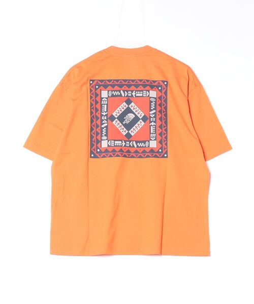 THE NORTH FACE(ザノースフェイス)の「ザ ノース フェイス THE NORTH FACE S/S Retro Bandana Logo Tee_ショートスリーブレトロバンダナロゴティー(Tシャツ/カットソー・メンズ・ブラック/ネイビー/オレンジ/ホワイト・S/M/L/XL)」の8枚目の写真