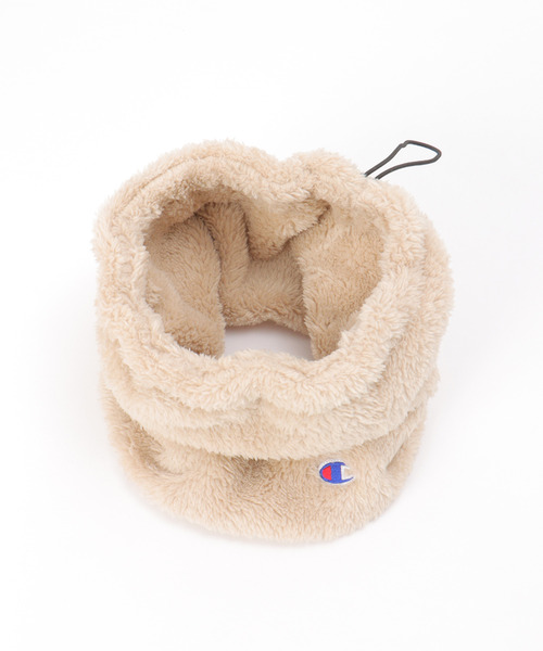 Champion（チャンピオン）の「Champion チャンピオンファーネックウォーマー（ネックウォーマー/スヌード・メンズ・ベージュ/ネイビー/モカ/ボルドー/チャコールグレー/ブラック・FREE）」の4枚目の写真