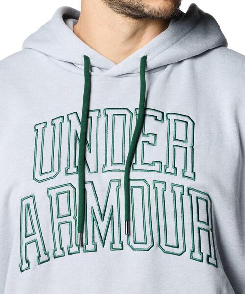 UNDER ARMOUR(アンダーアーマー)の「UAアイコン ヘビーウェイト テリー オーバーサイズ フーディー(トレーニング/メンズ)(スウェット・メンズ・グレー・XL/2XL/M/3XL/L/S)」の5枚目の写真