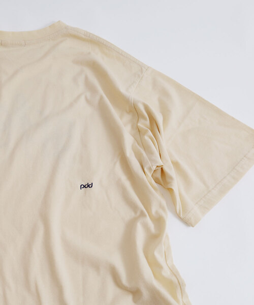 POU DOU DOU(プードゥドゥ)の「オーバーサイズアソートロゴプリントTee(Tシャツ/カットソー・レディース・オフホワイト/オートミール/キナリ・M)」の15枚目の写真