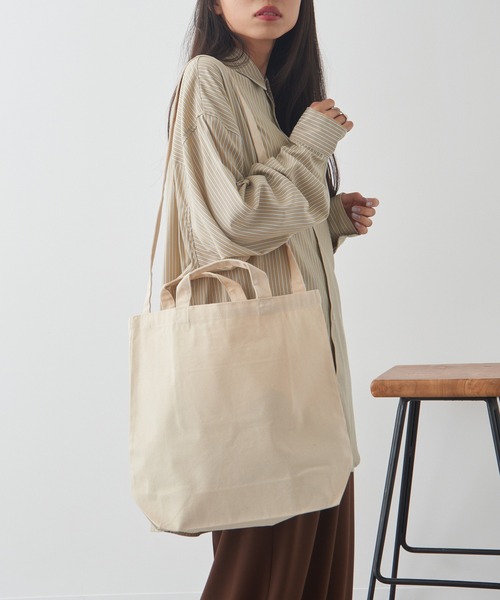 セール】【Printstar】キャンバス 2WAYショルダートート(内ポケ