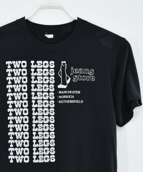ヴィンテージ古着】TWO LEGS jeans store コットンポリ プリント
