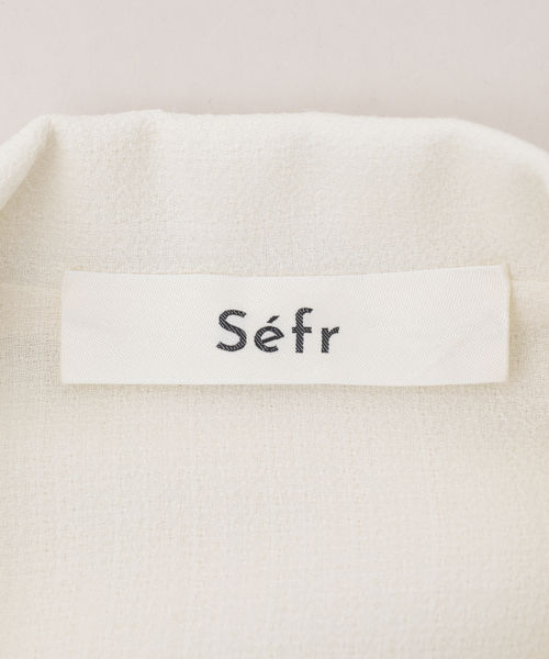 Séfr rampoua 長袖シャツ XS 白色　クリーム色 セール】Sefr(セファー) RAMPOUA SHIRT（シャツ/ブラウス