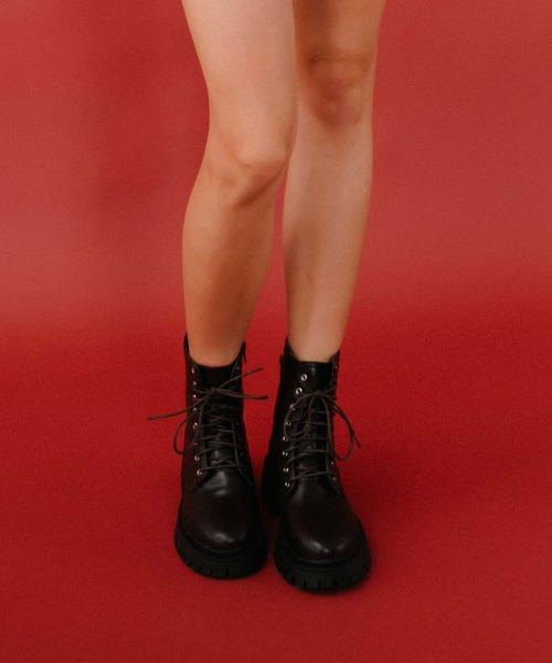 archives（アルシーヴ）の「レースアップシューズ（ブーツ・レディース・ブラウン/ブラック・MEDIUM/LARGE）」の8枚目の写真