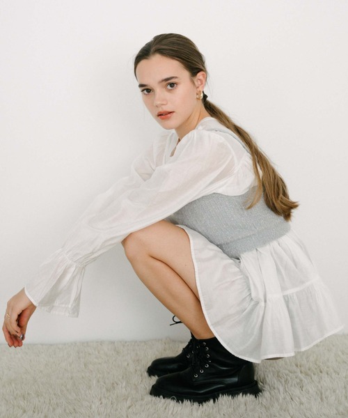 archives（アルシーヴ）の「レースアップシューズ（ブーツ・レディース・ブラウン/ブラック・MEDIUM/LARGE）」の5枚目の写真