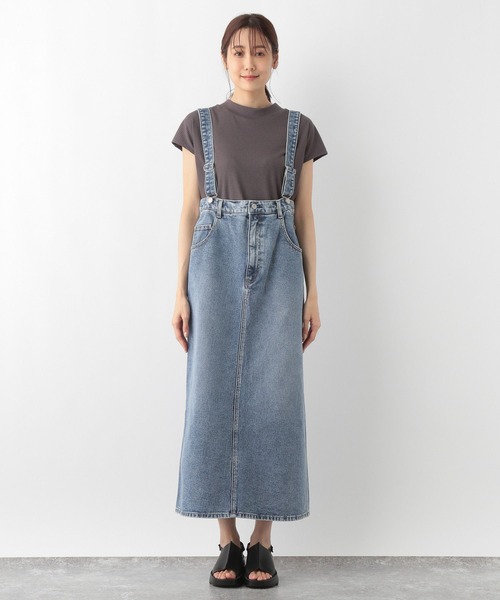 グローバルワーク しゅり/エアリーリラックスデニムワンピース グローバルワーク しゅり/エアリーリラックスデニムワンピース