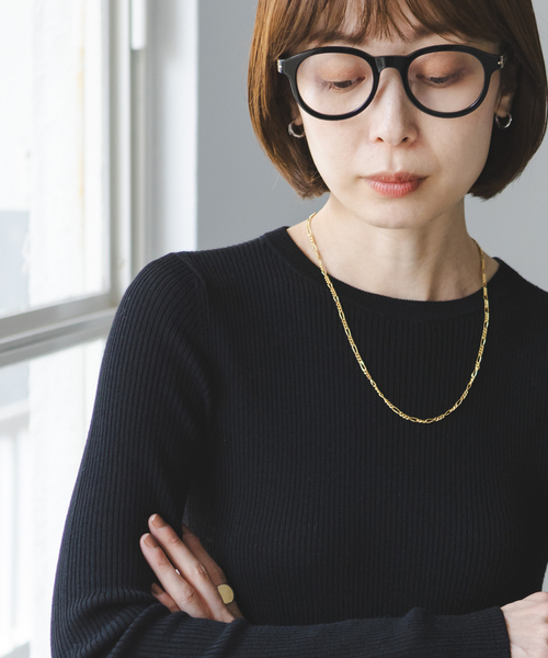 Noble(ノーブル)の「《追加2》リブクルーネックニット(ニット/セーター・レディース・ホワイト/ブラック/レッド/キャメル・FREE)」の20枚目の写真