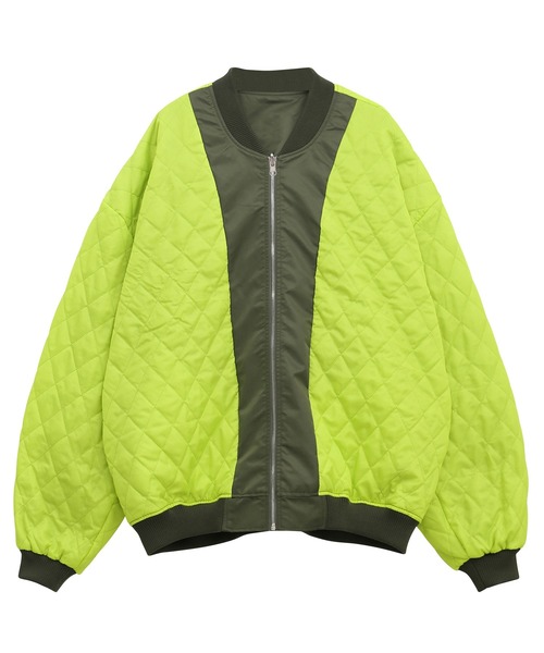 PUNYUS（プニュズ）の「リバーシブルMA-1（MA-1・レディース・カーキ/ブラック/パープル・2/3/4）」の9枚目の写真