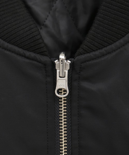 PUNYUS（プニュズ）の「リバーシブルMA-1（MA-1・レディース・カーキ/ブラック/パープル・2/3/4）」の14枚目の写真