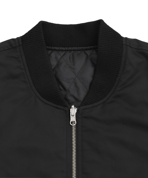 PUNYUS（プニュズ）の「リバーシブルMA-1（MA-1・レディース・カーキ/ブラック/パープル・2/3/4）」の19枚目の写真