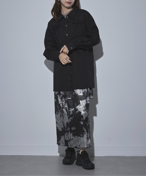 MAISON BREEZE(メゾンブリーズ)の「【MAISON BREEZE】40ブロード リボンブラウス 32005A332 XNN(シャツ/ブラウス・レディース・ブラック/チャコールグレー/ホワイト/ピンク・FREE)」の15枚目の写真