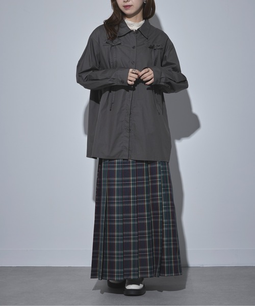 MAISON BREEZE(メゾンブリーズ)の「【MAISON BREEZE】40ブロード リボンブラウス 32005A332 XNN(シャツ/ブラウス・レディース・ブラック/チャコールグレー/ホワイト/ピンク・FREE)」の20枚目の写真