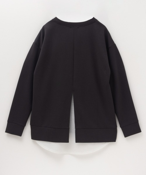 URBAN COLLECTION(アーバンコレクション)の「URBAN COLLECTION バックスリットプルオーバー(その他トップス・レディース・杢グレー/チャコールグレー/セージグリーン・フリー)」の11枚目の写真