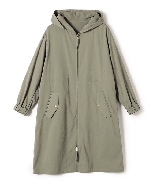 【セール】SHIPS Colors:〈手洗い可能〉ミリタリー フード コート（その他アウター）｜SHIPS Colors（シップス カラーズ）
