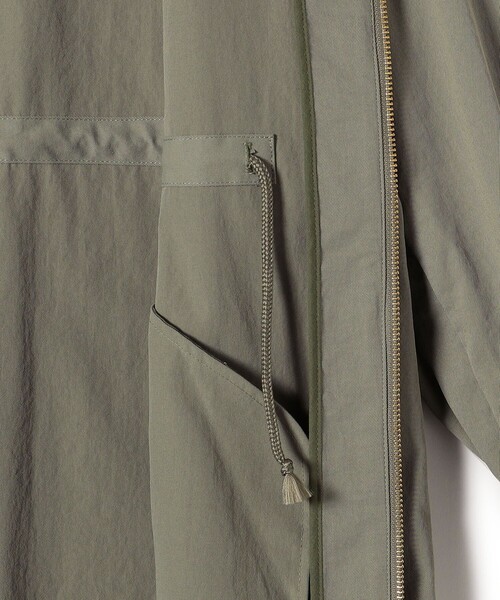 【セール】SHIPS Colors:〈手洗い可能〉ミリタリー フード コート（その他アウター）｜SHIPS Colors（シップス カラーズ）