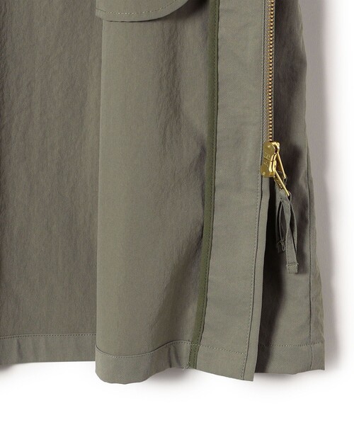 【セール】SHIPS Colors:〈手洗い可能〉ミリタリー フード コート（その他アウター）｜SHIPS Colors（シップス カラーズ）