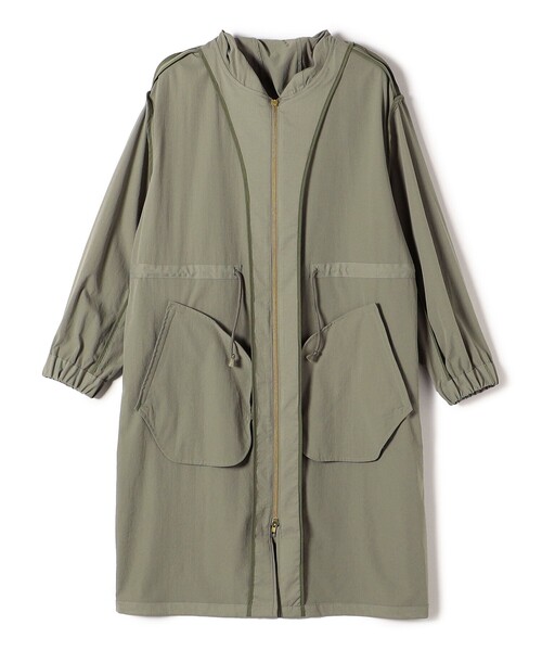 【セール】SHIPS Colors:〈手洗い可能〉ミリタリー フード コート（その他アウター）｜SHIPS Colors（シップス カラーズ）