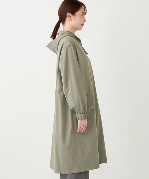 【セール】SHIPS Colors:〈手洗い可能〉ミリタリー フード コート（その他アウター）｜SHIPS Colors（シップス カラーズ）