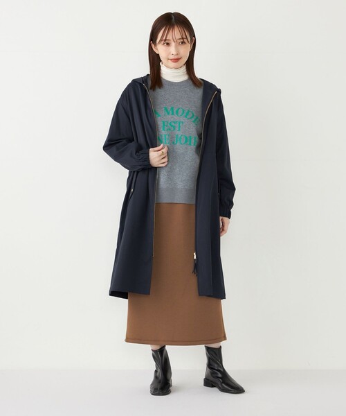 【セール】SHIPS Colors:〈手洗い可能〉ミリタリー フード コート（その他アウター）｜SHIPS Colors（シップス カラーズ）