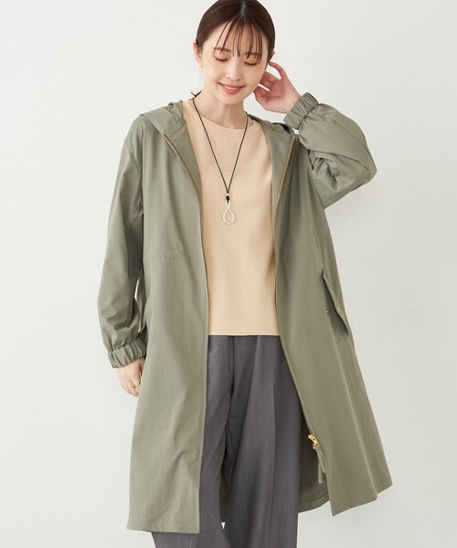 【セール】SHIPS Colors:〈手洗い可能〉ミリタリー フード コート（その他アウター）｜SHIPS Colors（シップス カラーズ）