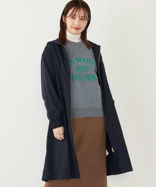 【セール】SHIPS Colors:〈手洗い可能〉ミリタリー フード コート（その他アウター）｜SHIPS Colors（シップス カラーズ）