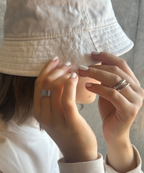 ciite'(シーテ)の「ダブルボーテリング(リング・レディース・シルバー/ゴールド・FREE)」の6枚目の写真