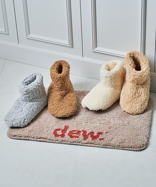 ORiental TRaffic（オリエンタルトラフィック）の「EC限定 ボアルームシューズブーツ G-0011（ルームシューズ/スリッパ・レディース・ライトグレー/アイボリー/ブラウン/ベージュ・L/M/S/LL）」の13枚目の写真