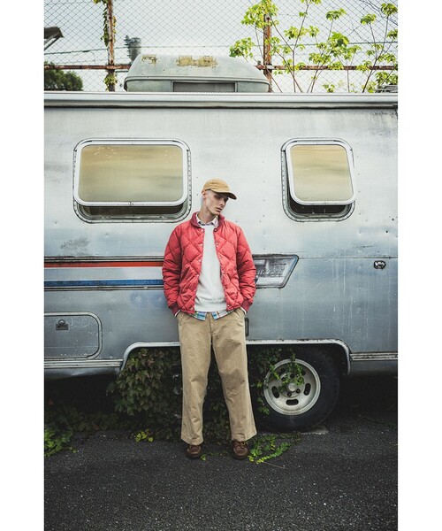 REMI RELIEF(レミレリーフ)の「REMI RELIEF /【別注】Quilt Down Jacket(ブルゾン・メンズ・イエロー系その他6/ブラック/レッド・SMALL/X-LARGE/LARGE/MEDIUM)」の9枚目の写真