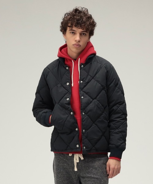 REMI RELIEF(レミレリーフ)の「REMI RELIEF /【別注】Quilt Down Jacket(ブルゾン・メンズ・イエロー系その他6/ブラック/レッド・SMALL/X-LARGE/LARGE/MEDIUM)」の6枚目の写真