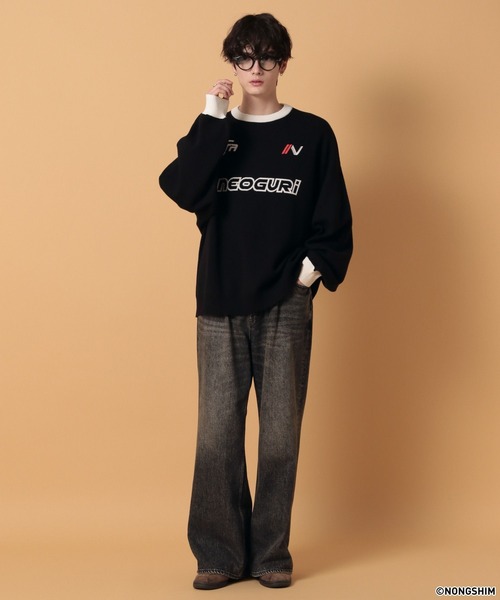 セール】【NEOGURI/ノグリ】コラボ/オーバーサイズゲームニット