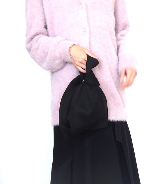 AVALON(U.Q)(アバロン)の「無地ニットバッグ(ハンドバッグ・レディース・ターコイズブルー/ブラック/グリーン/パープル/イエロー・FREE)」の17枚目の写真