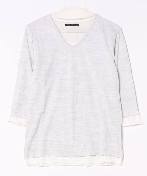 ARCHIVER(アーカイバ)の「【Bl】アンサンブルVネック7分袖Tシャツ(Tシャツ/カットソー・レディース・ホワイト・X-LARGE/MEDIUM/LARGE)」の13枚目の写真