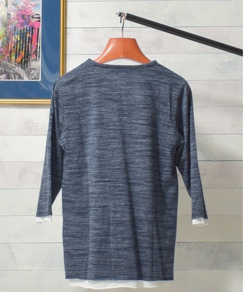 ARCHIVER(アーカイバ)の「【Bl】アンサンブルVネック7分袖Tシャツ(Tシャツ/カットソー・レディース・ホワイト・X-LARGE/MEDIUM/LARGE)」の2枚目の写真