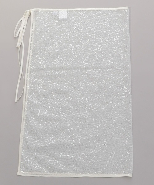 A part by（アパートバイ）の「スパンコールラップスカート（スカート・レディース・アイボリー・FREE）」の6枚目の写真